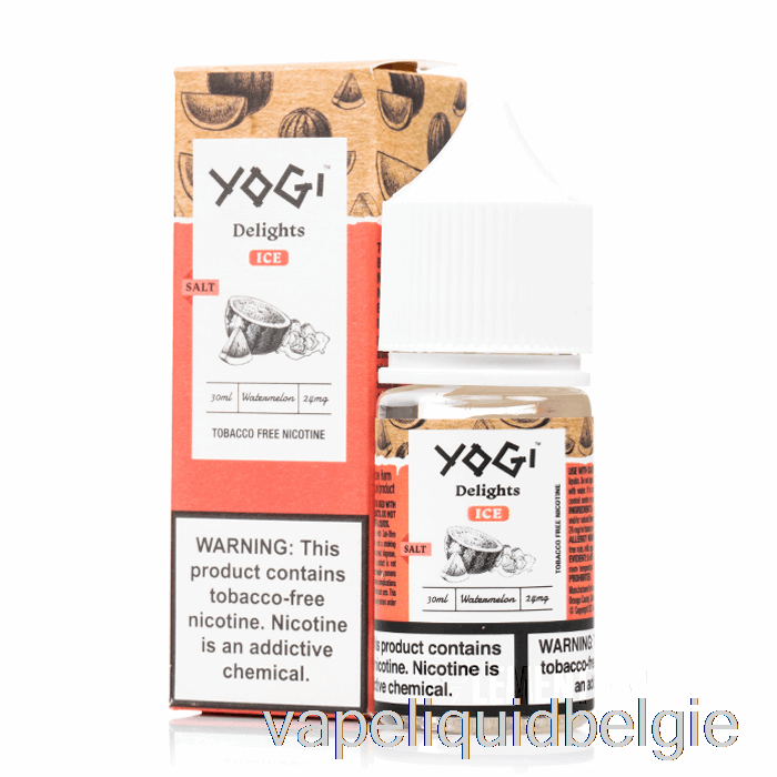 Vape Vloeibare Watermeloen Ijszouten - Yogi Lekkernijen - 30ml 24mg